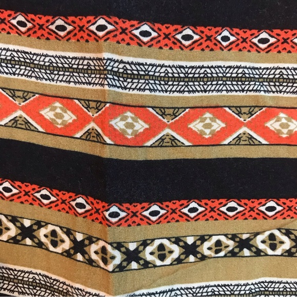 THML Navy Orange Striped Pom-Pom Shift Dress, EUC, M - Picture 5 of 12